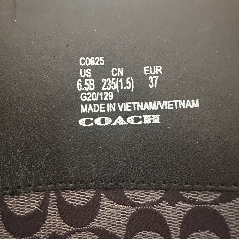 Coach Black Leather Boots - Picture 3 of 8